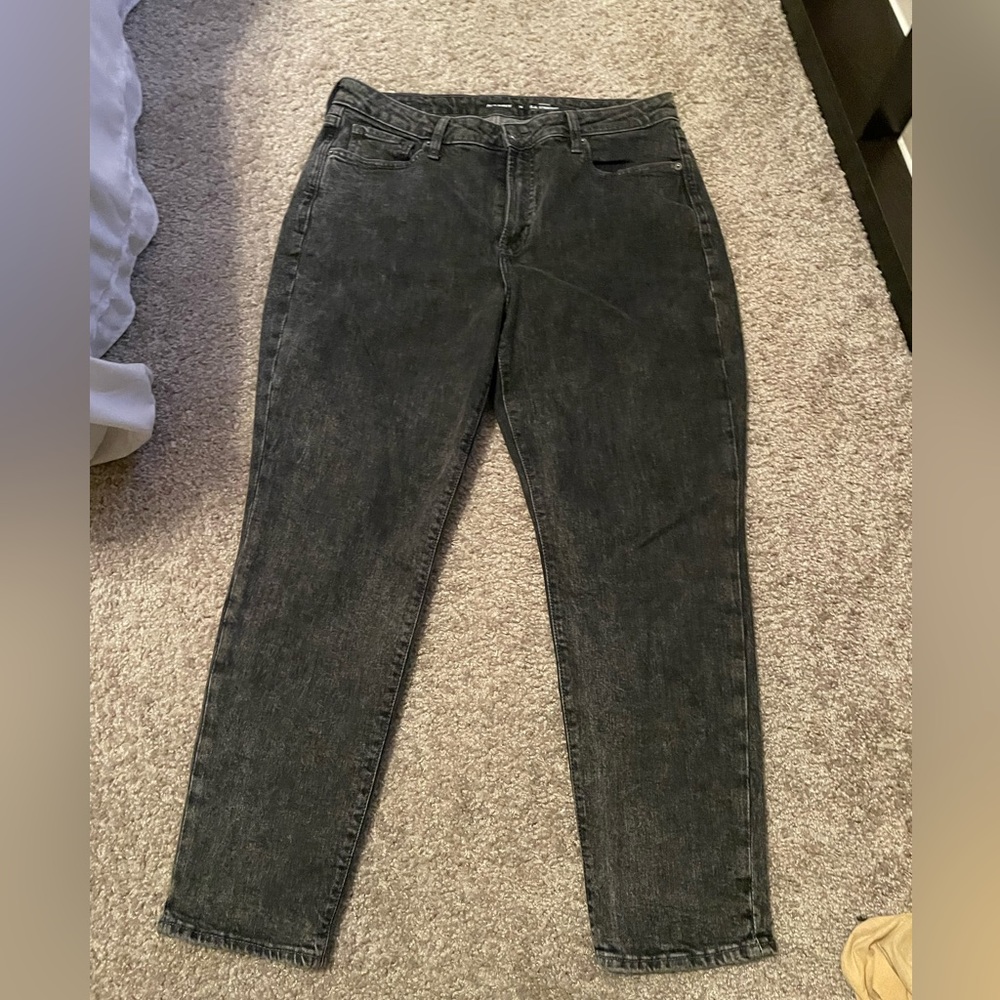 Black Straight Leg Jeans